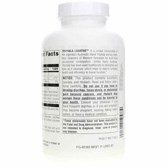 Triphala Laxative 865 Mg Tablets, Herbals